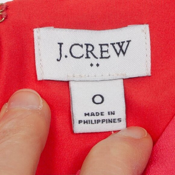 J. Crew Pink Classic Suiting Shift Dress Womens Size 0 NWT - Picture 4 of 8